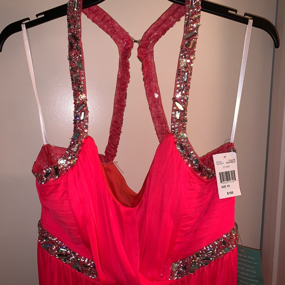 Neon Pink Formal Gown